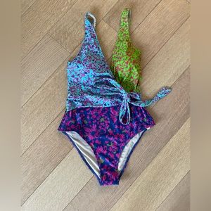 Summersalt Tanya Taylor One Piece Bathing Suit Size 6